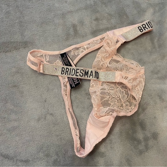 New! Victorias Secret very sexy shine strap bridesmaid thong panty 4229 - Picture 7 of 12